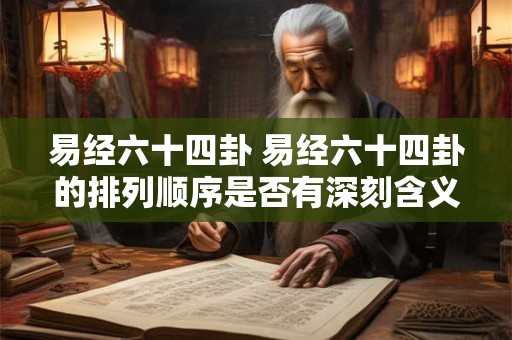 易经六十四卦 易经六十四卦的排列顺序是否有深刻含义