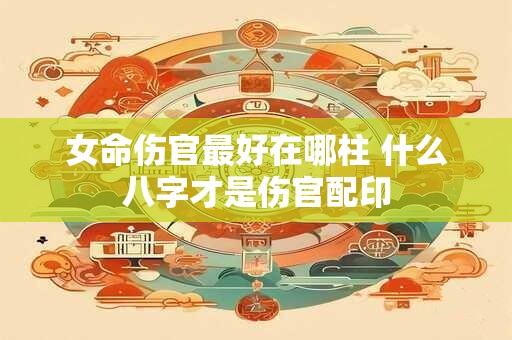 女命伤官最好在哪柱 什么八字才是伤官配印