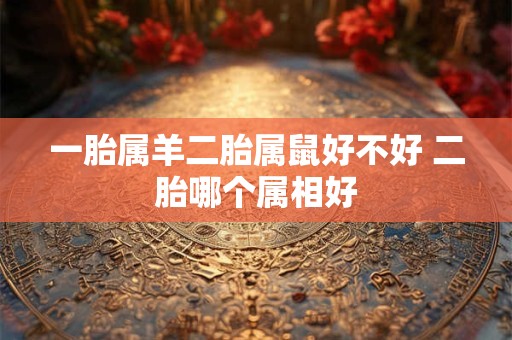 一胎属羊二胎属鼠好不好 二胎哪个属相好