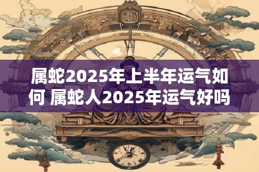 属蛇2025年上半年运气如何 属蛇人2025年运气好吗