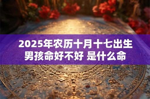 2026年农历十月十七出生男孩命好不好 是什么命