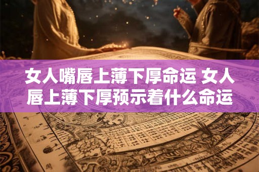 女人嘴唇上薄下厚命运 女人唇上薄下厚预示着什么命运