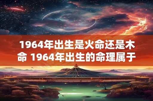 1964年出生是火命还是木命 1964年出生的命理属于火还是木