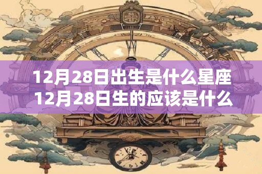 12月28日出生是什么星座 12月28日生的应该是什么星座