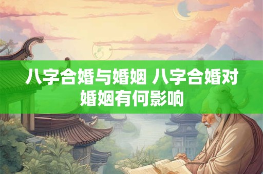 八字合婚与婚姻 八字合婚对婚姻有何影响