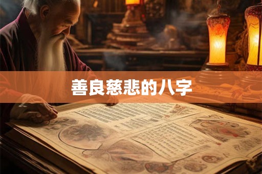善良慈悲的八字