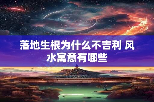 落地生根为什么不吉利 风水寓意有哪些