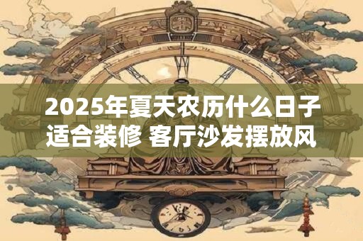 2025年夏天农历什么日子适合装修 客厅沙发摆放风水