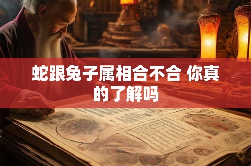 蛇跟兔子属相合不合 你真的了解吗