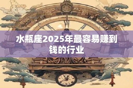 水瓶座2025年最容易赚到钱的行业