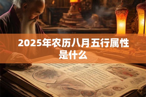 2025年农历八月五行属性是什么