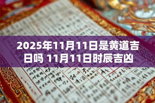 2025年11月11日是黄道吉日吗 11月11日时辰吉凶