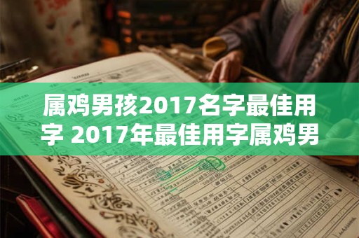 属鸡男孩2017名字最佳用字 2017年最佳用字属鸡男孩名字有哪些