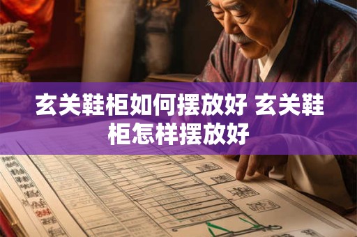 玄关鞋柜如何摆放好 玄关鞋柜怎样摆放好