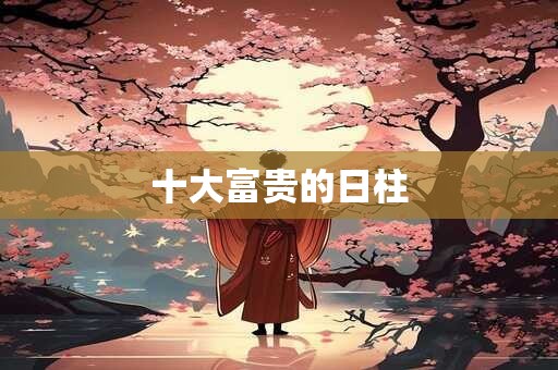 十大富贵的日柱