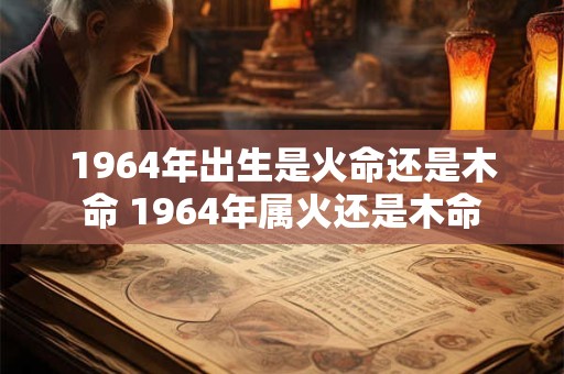 1964年出生是火命还是木命 1964年属火还是木命