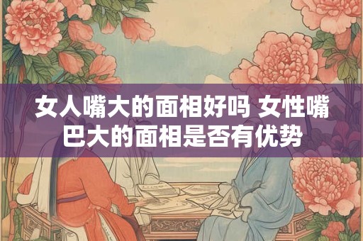 女人嘴大的面相好吗 女性嘴巴大的面相是否有优势
