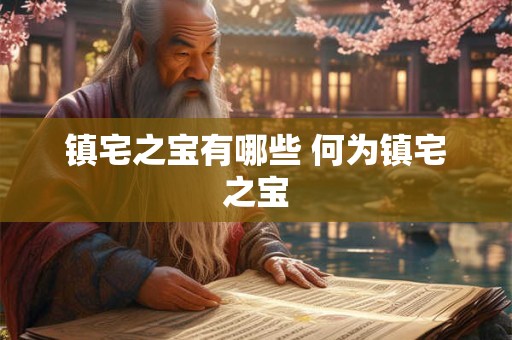 镇宅之宝有哪些 何为镇宅之宝