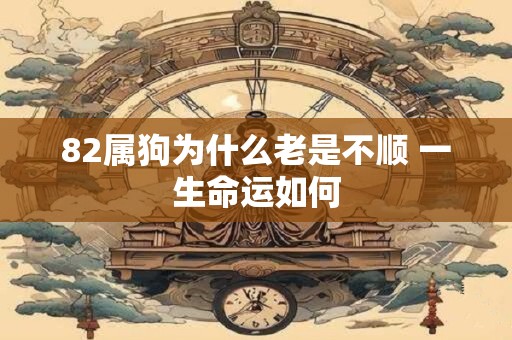 82属狗为什么老是不顺 一生命运如何