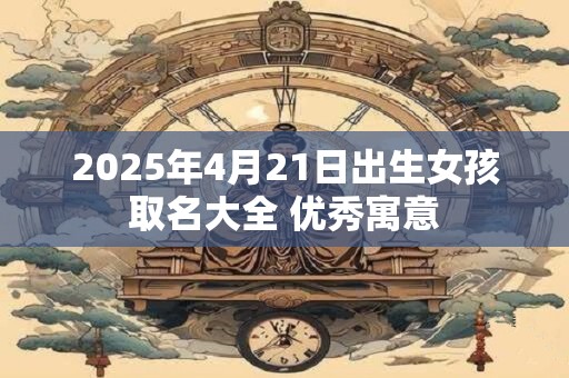 2025年4月21日出生女孩取名大全 优秀寓意