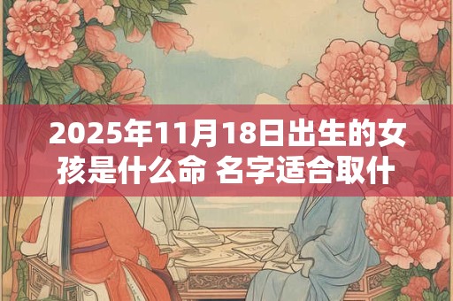 2025年11月18日出生的女孩是什么命 名字适合取什么