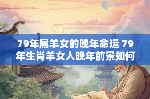 79年属羊女的晚年命运 79年生肖羊女人晚年前景如何