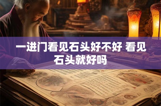 一进门看见石头好不好 看见石头就好吗