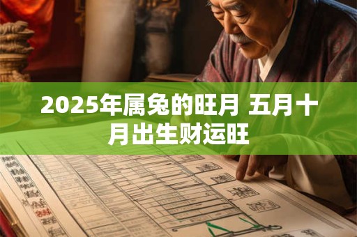 2025年属兔的旺月 五月十月出生财运旺