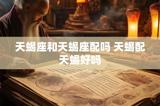 天蝎座和天蝎座配吗 天蝎配天蝎好吗