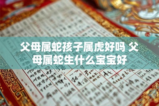 父母属蛇孩子属虎好吗 父母属蛇生什么宝宝好