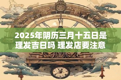 2025年阴历三月十五日是理发吉日吗 理发店要注意什么风水