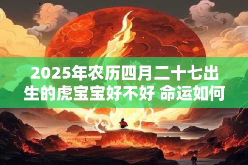 2026年农历四月二十七出生的虎宝宝好不好 命运如何