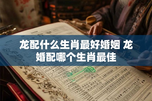 龙配什么生肖最好婚姻 龙婚配哪个生肖最佳