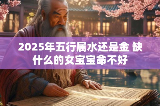 2025年五行属水还是金 缺什么的女宝宝命不好