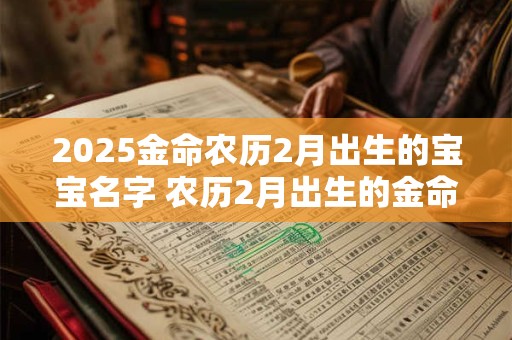 2025金命农历2月出生的宝宝名字 农历2月出生的金命宝宝叫什么名字好