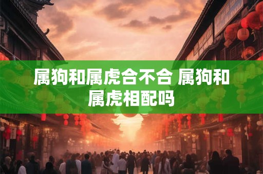属狗和属虎合不合 属狗和属虎相配吗