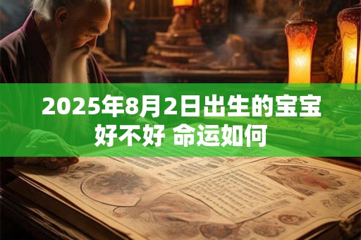 2025年8月2日出生的宝宝好不好 命运如何