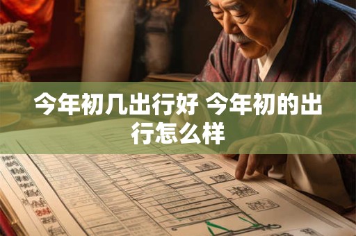 今年初几出行好 今年初的出行怎么样