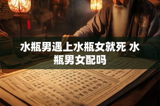 水瓶男遇上水瓶女就死 水瓶男女配吗