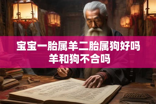 宝宝一胎属羊二胎属狗好吗 羊和狗不合吗