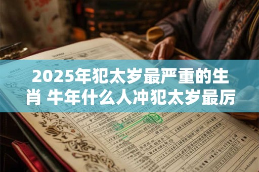 2026年犯太岁最严重的生肖 牛年什么人冲犯太岁最厉害