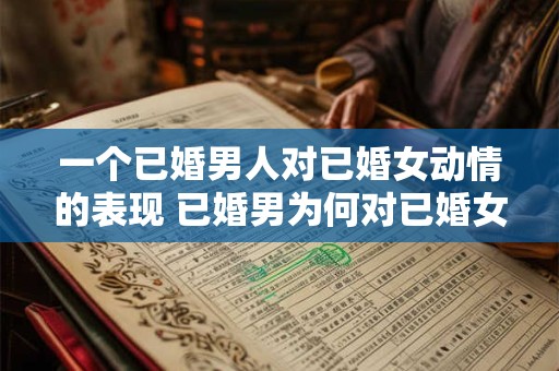 一个已婚男人对已婚女动情的表现 已婚男为何对已婚女心动