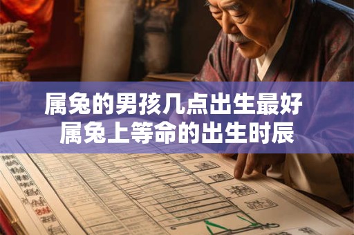 属兔的男孩几点出生最好 属兔上等命的出生时辰