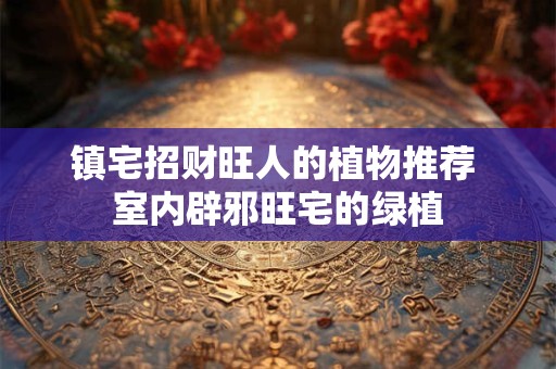镇宅招财旺人的植物推荐 室内辟邪旺宅的绿植
