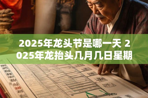 2025年龙头节是哪一天 2025年龙抬头几月几日星期几