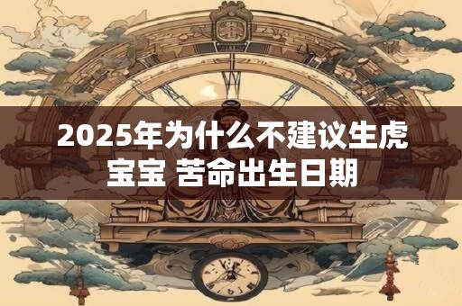 2025年为什么不建议生虎宝宝 苦命出生日期