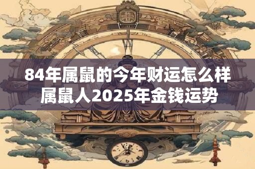 84年属鼠的今年财运怎么样 属鼠人2025年金钱运势