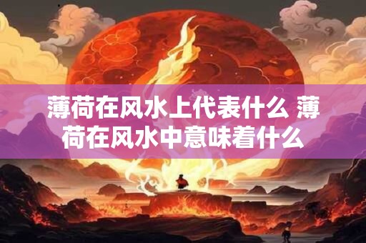 薄荷在风水上代表什么 薄荷在风水中意味着什么