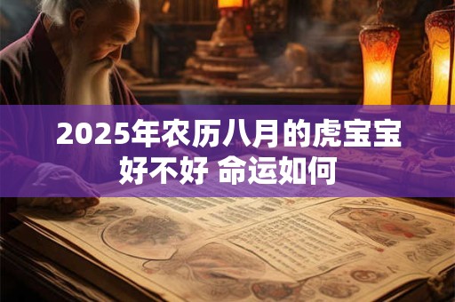 2025年农历八月的虎宝宝好不好 命运如何