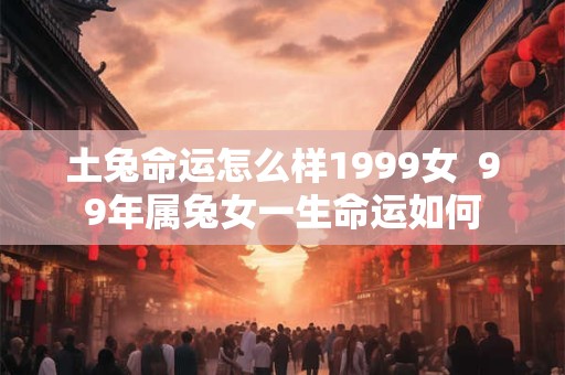 土兔命运怎么样1999女  99年属兔女一生命运如何